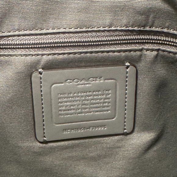 Coach Marlon Hobo Bag - Gray w/ Silver - Picture 4 of 7